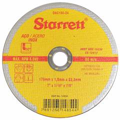 DISCO DE CORTE STARRETT 7'