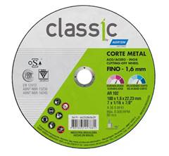 DISCO CORTE CLASSIC AR102 - 7”X1,6MM