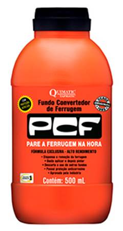 FUNDO CONVERTEDOR DE FERRUGEM PCF 500ML