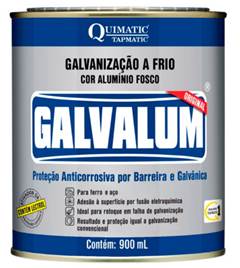 GALVANIZAÇÃO A FRIO GALVALUM COR ALUMÍNIO 900ML