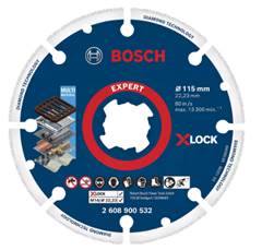 DISCO DIAMANTADO METAL X-LOCK - 4.1/2”X22,23MM BOSCH