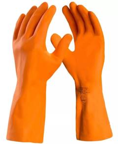 LUVA LATEX 9/G (MAX ORANGE REFORÇADA)